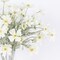 2 Pcs Artificial Fake Flowers Plants Cosmos Silk Flower Arrangements Wedding Bouquets Decorations Plastic Floral Table Centerpieces for Home Kitchen Garden Party Decor Approx 23.6'' High - White